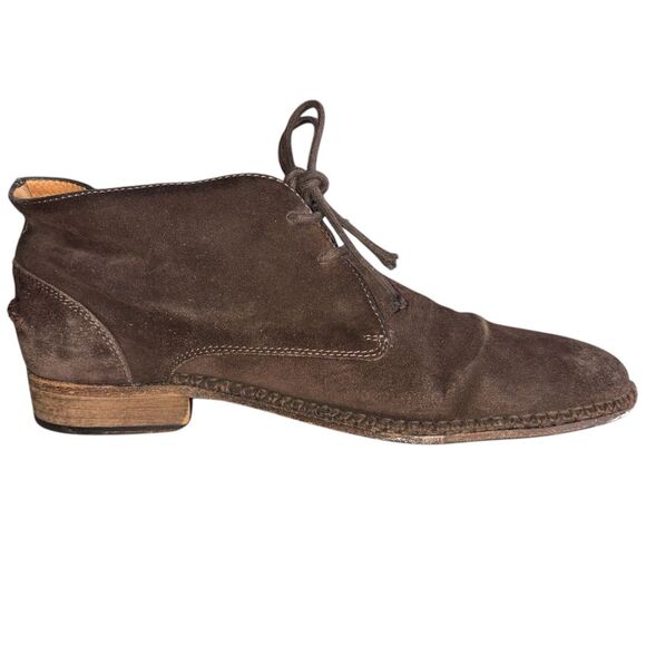 John Varvatos Boots Mens 9 M Lace Up Chukka Boot Brown Suede main image 5
